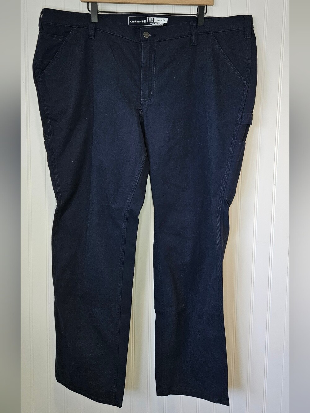 NWT Carhartt Women’s Rugged Flex Loose Fit Canvas Work Pants 22W Regular
